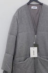 HED MAYNER two -piece lapel coat AW22_O30_Gry/WO gray PHM6
